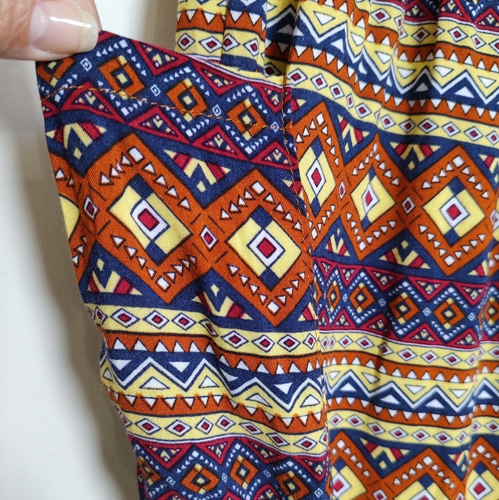 Hippocampo Bohemian Patterned Women's Harem Pants - Picture 5 of 7